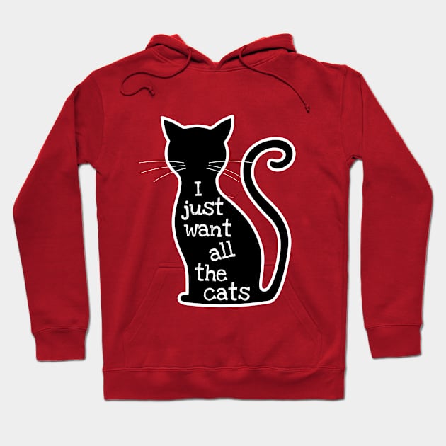 Cats, cats, cats! Hoodie by Elgin the Elephant